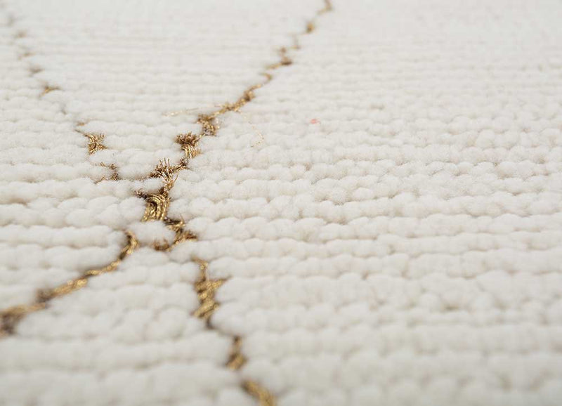 Wollteppich - 240 x 150 cm - creme