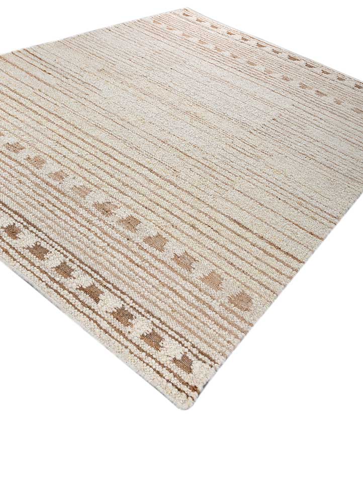 Wollteppich - 270 x 180 cm - creme