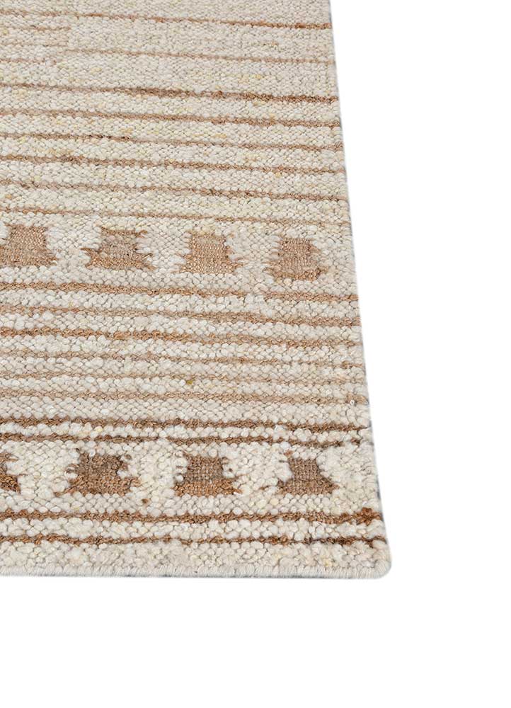 Wollteppich - 270 x 180 cm - creme