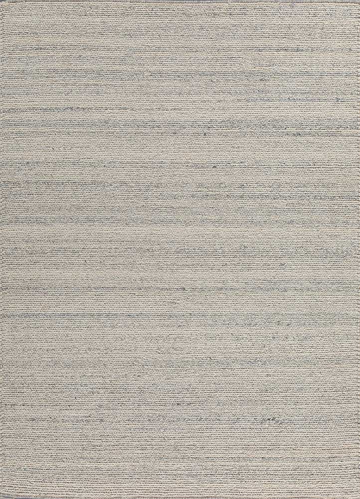 Wollteppich - 180 x 120 cm - silber