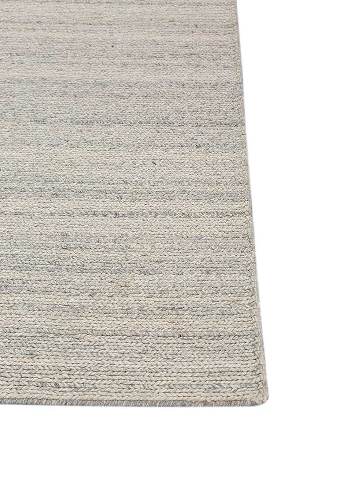 Wollteppich - 180 x 120 cm - silber