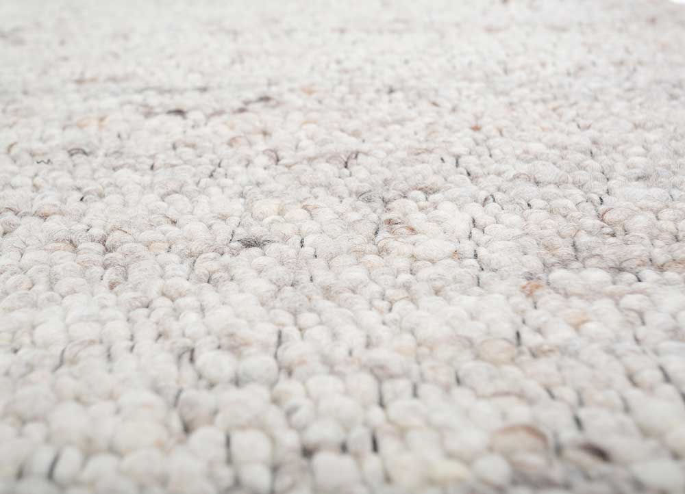 Wollteppich - 240 x 180 cm - creme