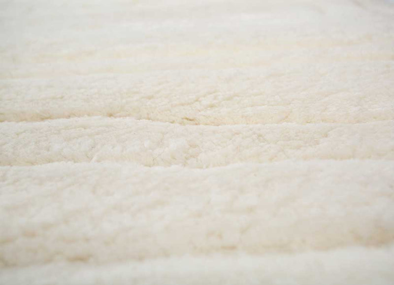Wollteppich - 240 x 150 cm - creme