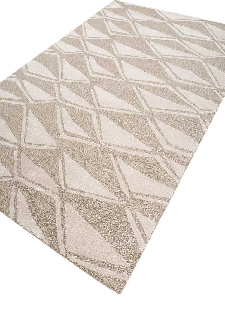 Wollteppich - 270 x 180 cm - hellbeige