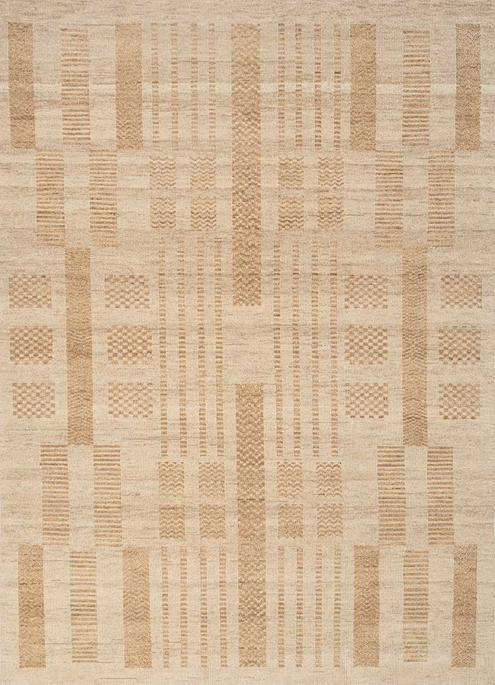 Wollteppich - 270 x 180 cm - gold