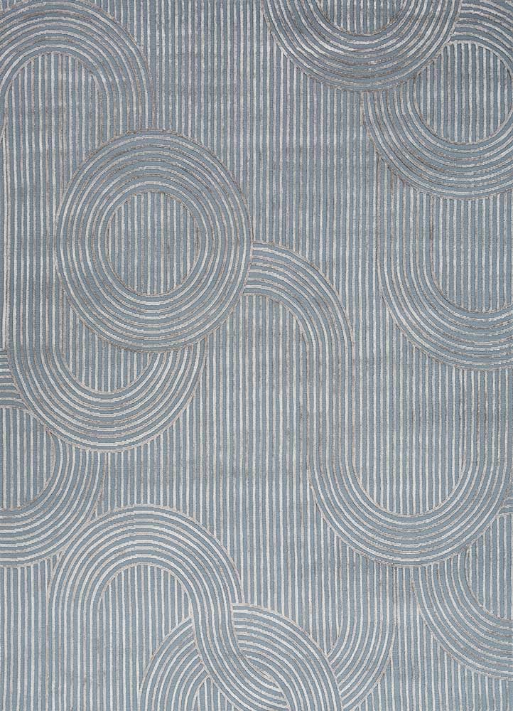 Wollteppich - 300 x 240 cm - grau