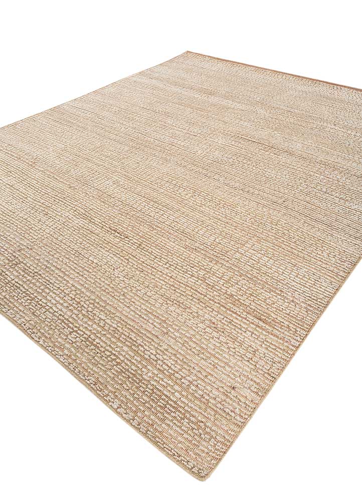 Wollteppich - 90 x 60 cm - creme