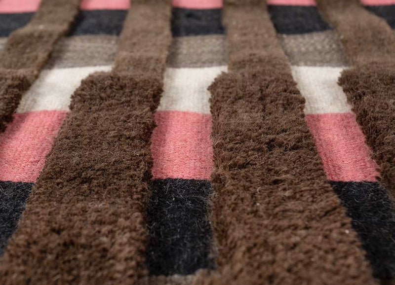 Wollteppich - 240 x 150 cm - beige