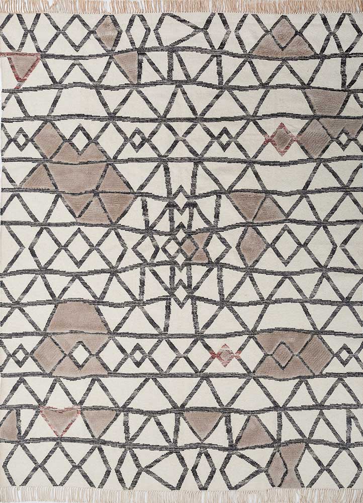 Wollteppich - 300 x 240 cm - creme