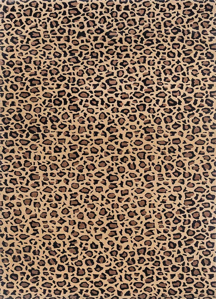 Wollteppich - 180 x 270 cm - gold