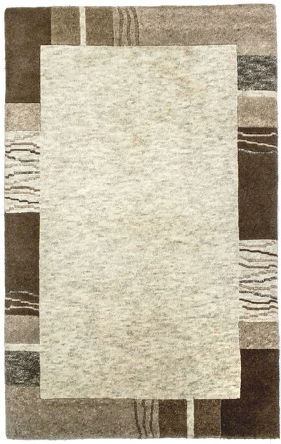 Nepal Teppich 118x183cm - Wollteppich