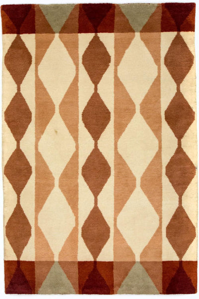 Gabbeh Teppich Indus 119x182cm - Wollteppich