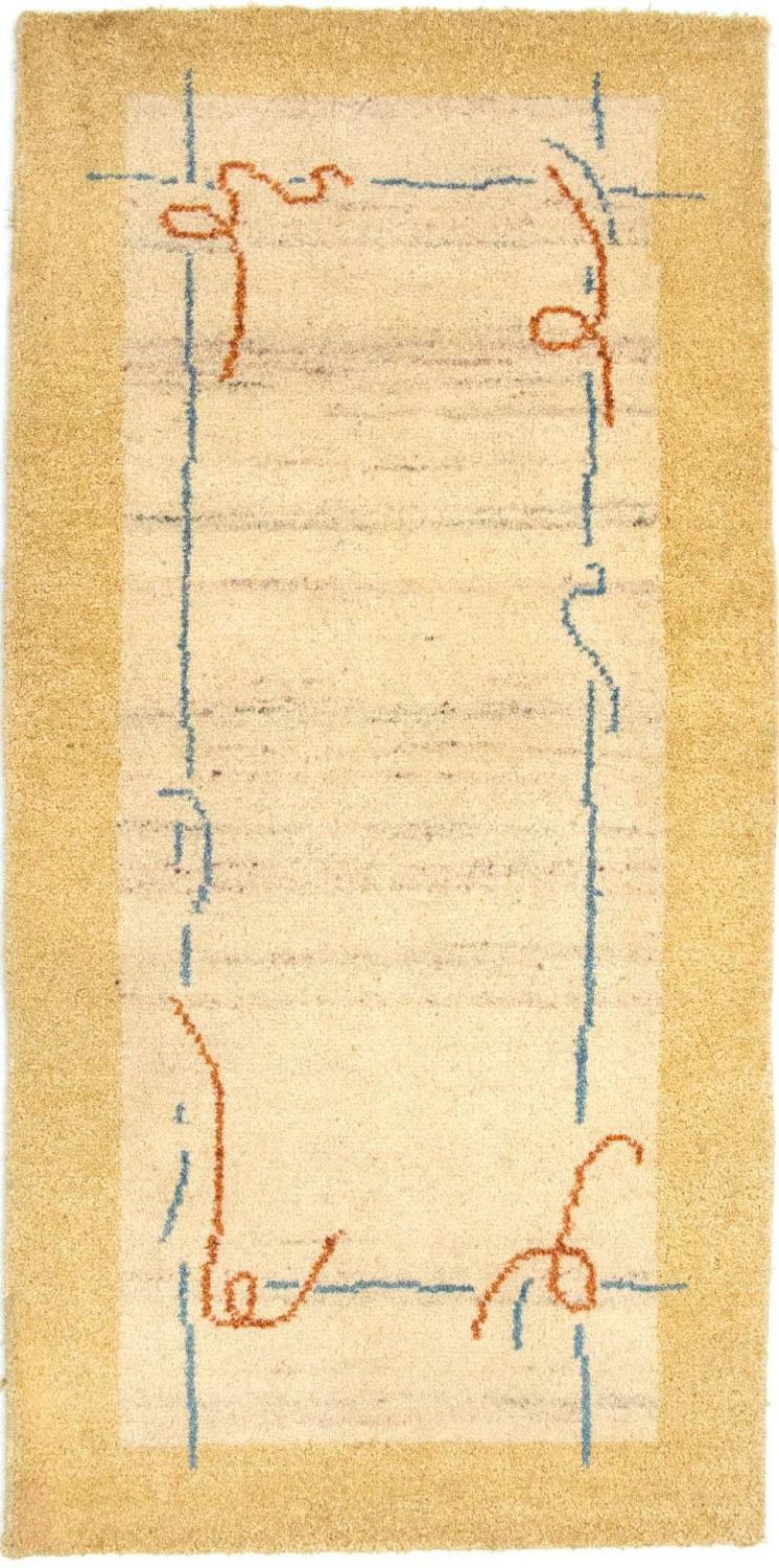 Gabbeh Teppich - Indus 140 x 70 cm - beige