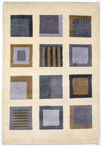 Gabbeh Teppich Indus 135x204cm - Wollteppich