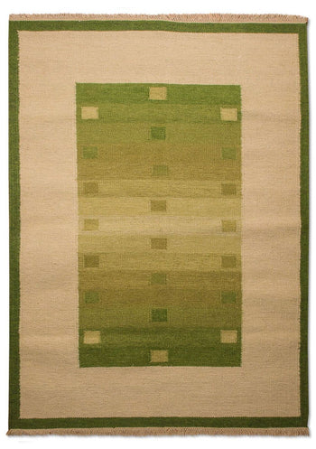 Kelim Teppich - Trendy 180 x 120 cm - grün