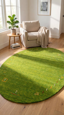 Gabbeh Teppich - Indus »Fenth« Oval