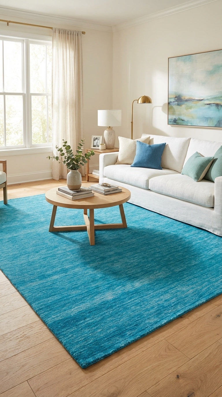 Gabbeh Teppich - Softy - Uni - rechteckig