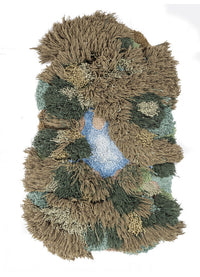 Wollteppich sonderform  - 150 x 90 cm - mehrfarbig