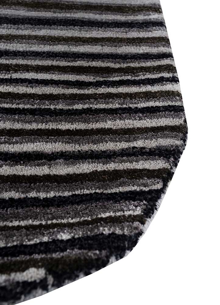 Wollteppich sonderform  - 152 x 55 cm - anthrazit