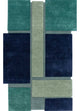 Wollteppich sonderform  - 235 x 158 cm - mehrfarbig