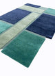 Wollteppich sonderform  - 235 x 158 cm - mehrfarbig