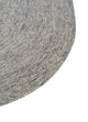 Wollteppich sonderform  - 225 x 150 cm - grau