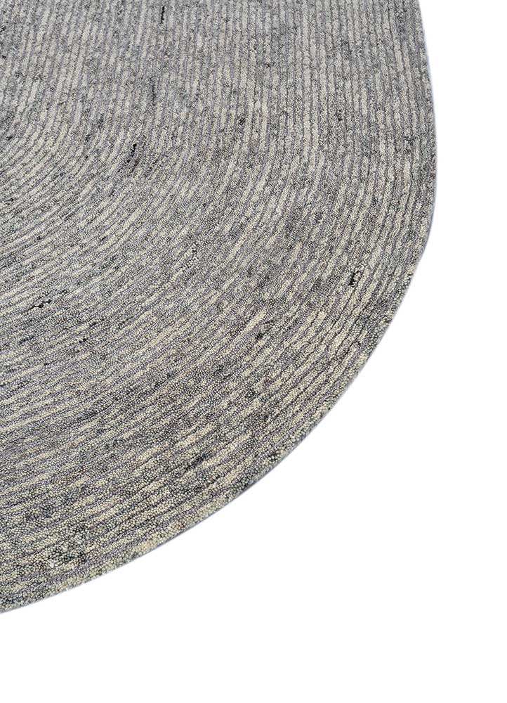 Wollteppich sonderform  - 225 x 150 cm - grau