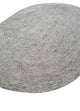 Wollteppich sonderform  - 225 x 150 cm - grau