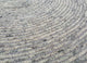 Wollteppich sonderform  - 225 x 150 cm - grau
