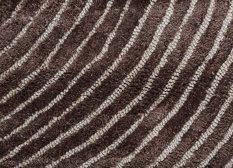 Designer Teppich sonderform  - 198 x 150 cm - beige