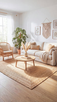 Juteteppich »Indigo« Rechteckig