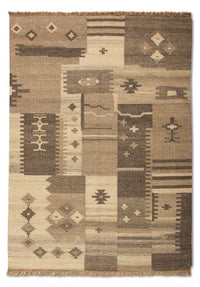 Kelim Teppich - Trendy 200 x 140 cm - mehrfarbig