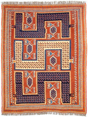 Kelim Teppich - Oriental 185 x 145 cm