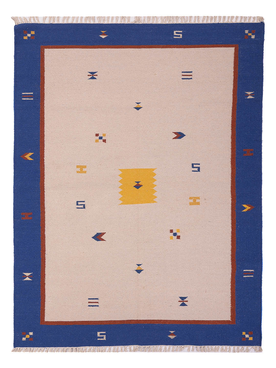 Kelim Teppich - Trendy - 240 x 170 cm - beige