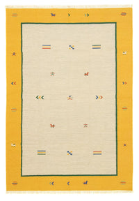 Kelim Teppich - Trendy 300 x 200 cm - beige