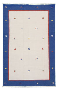 Kelim Teppich - Trendy 300 x 200 cm - beige