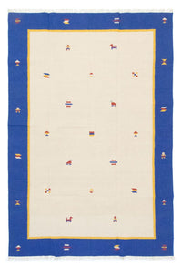 Kelim Teppich - Trendy 300 x 200 cm - beige