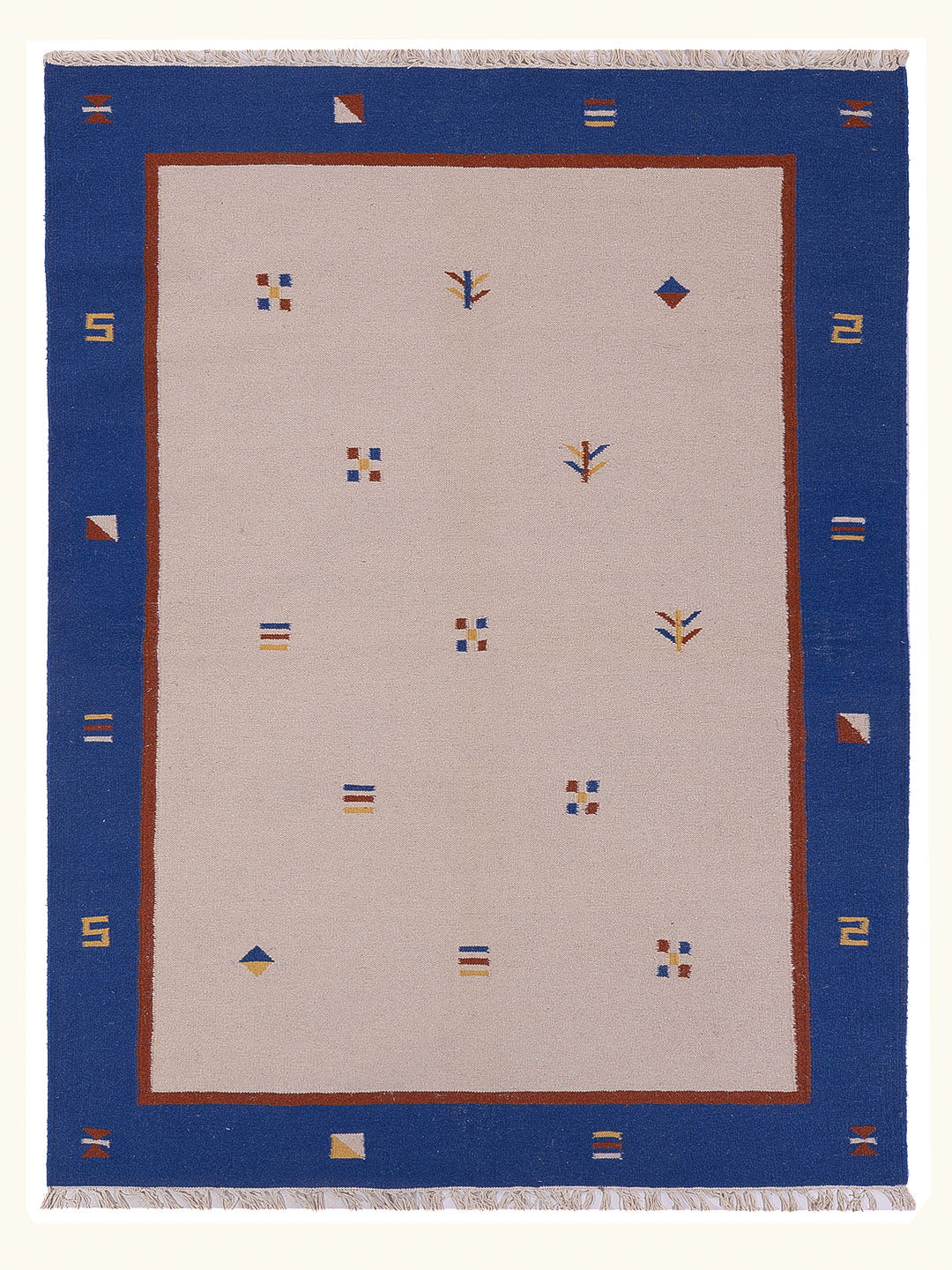 Kelim Teppich - Trendy - 240 x 170 cm - beige