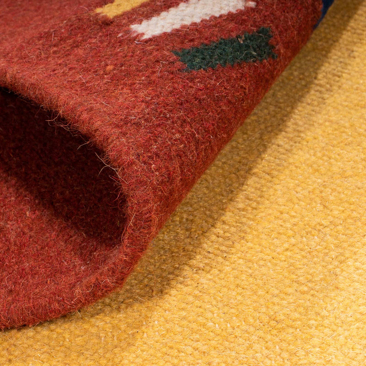 Kelim Teppich - Trendy 240 x 170 cm - gold