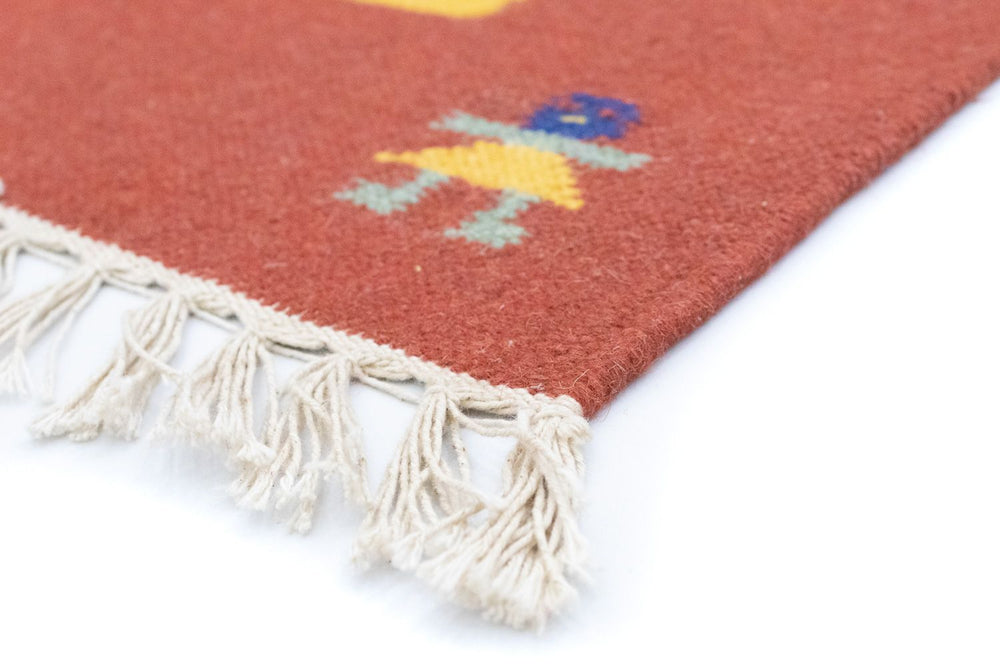 Kelim Teppich - Trendy 200 x 140 cm - blau