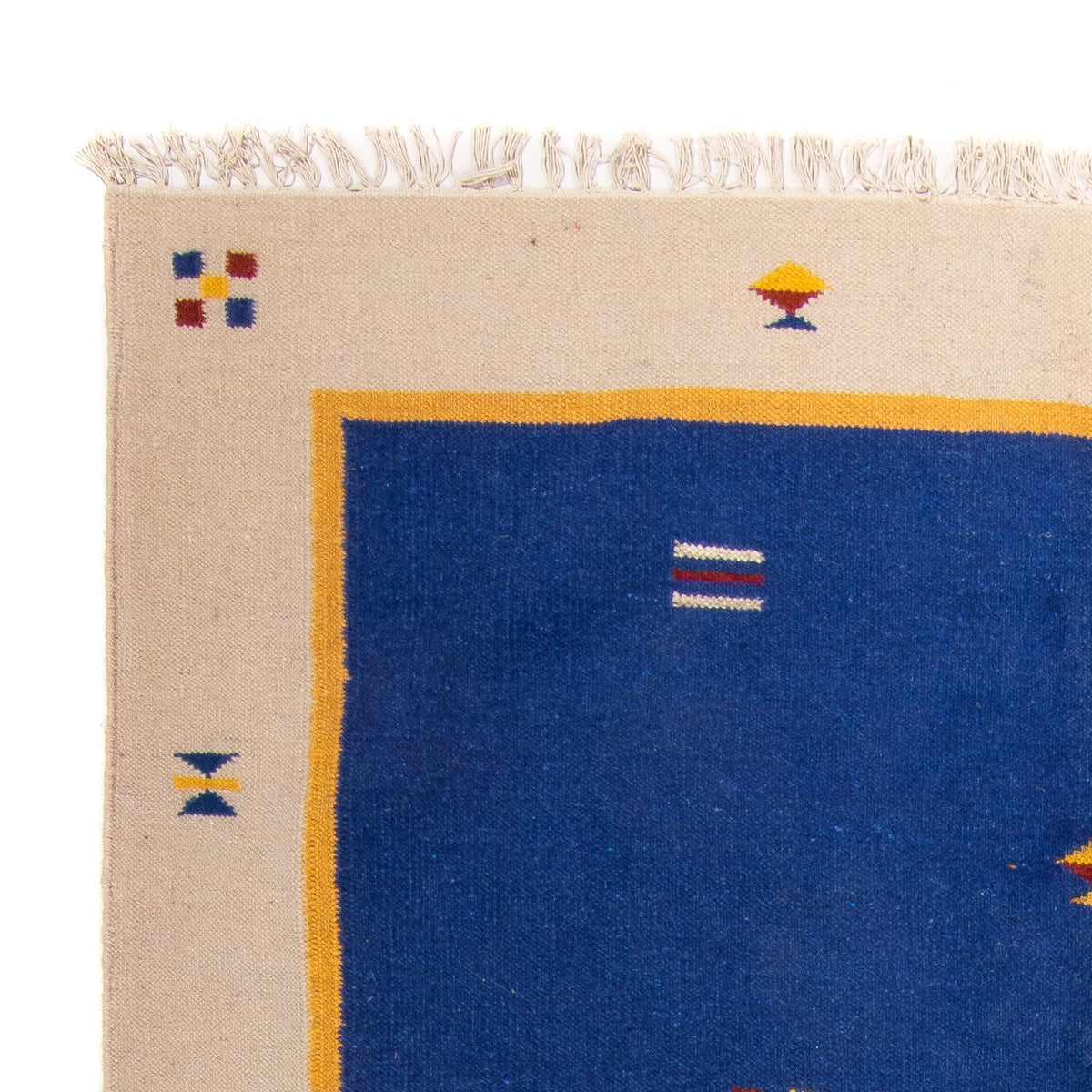 Kelim Teppich - Trendy 240 x 170 cm - dunkelblau