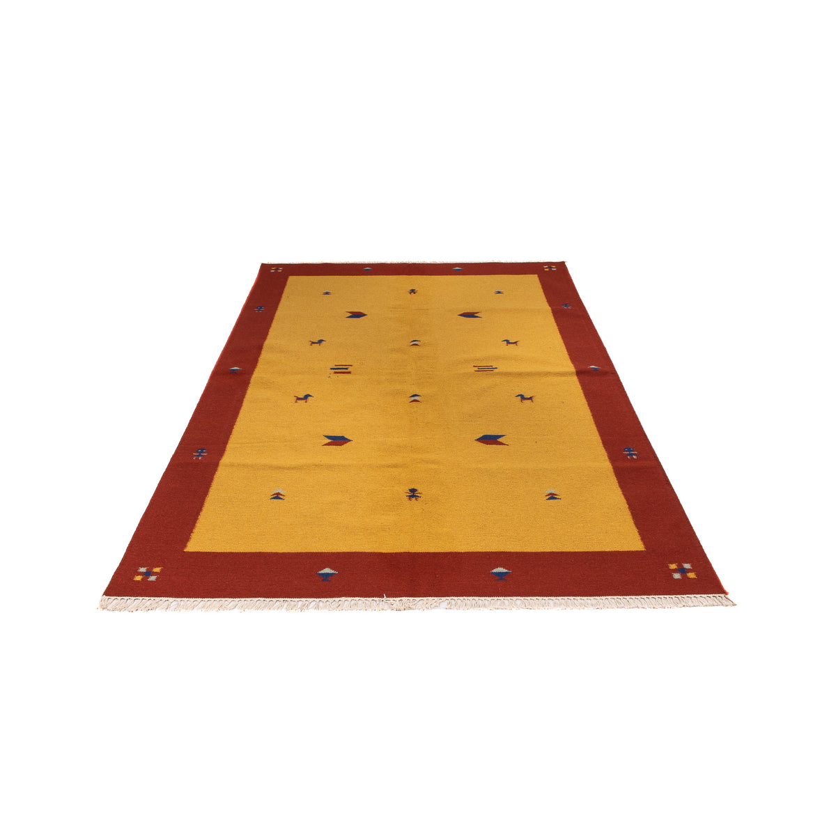 Kelim Teppich - Trendy 240 x 170 cm - gold