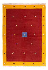 Kelim Teppich - Trendy 240 x 170 cm - dunkelrot