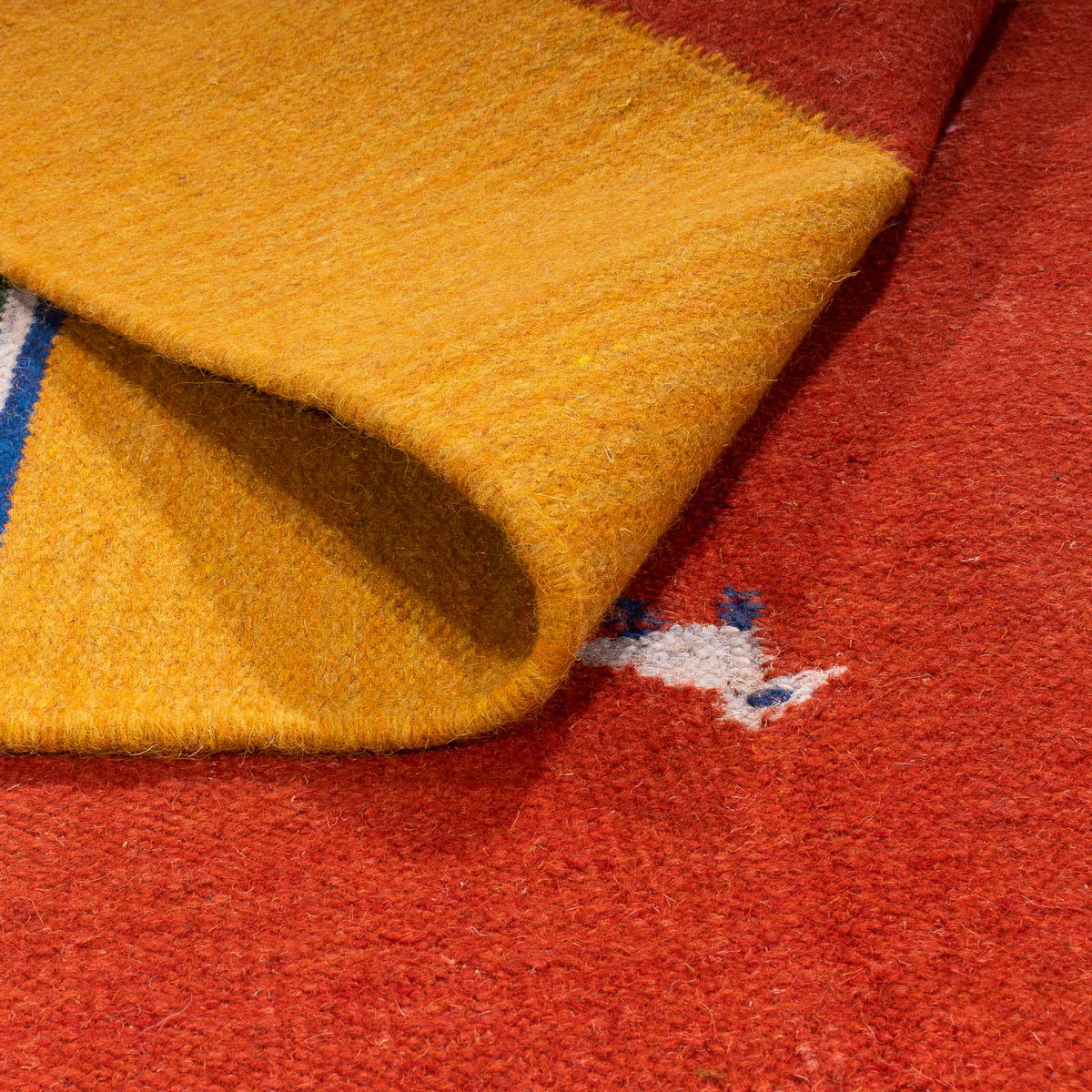 Kelim Teppich - Trendy 240 x 170 cm - dunkelrot