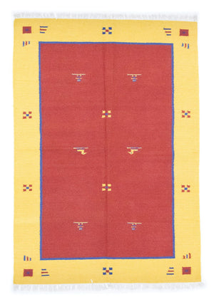 Kelim Teppich - Trendy 200 x 140 cm - rot