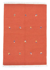 Kelim Teppich - Trendy 200 x 140 cm - orange