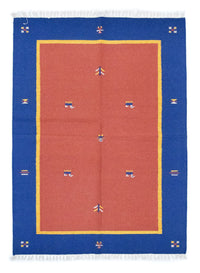 Kelim Teppich - Trendy 200 x 140 cm - rot