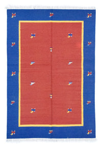 Kelim Teppich - Trendy 200 x 140 cm - rot