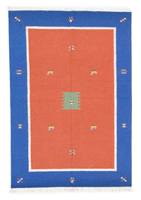 Kelim Teppich - Trendy 200 x 140 cm - orange