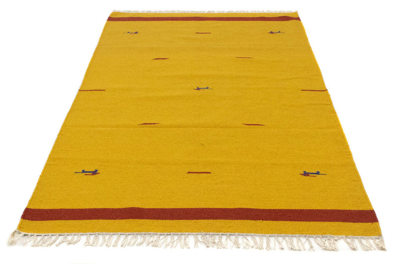 Kelim Teppich - Trendy 180 x 120 cm - gelb